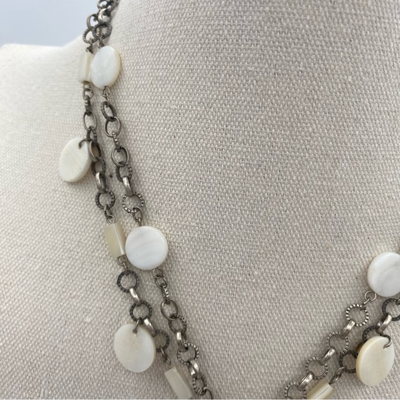 Chicos White, Silver and Gold Necklace - Picture 4 of 8